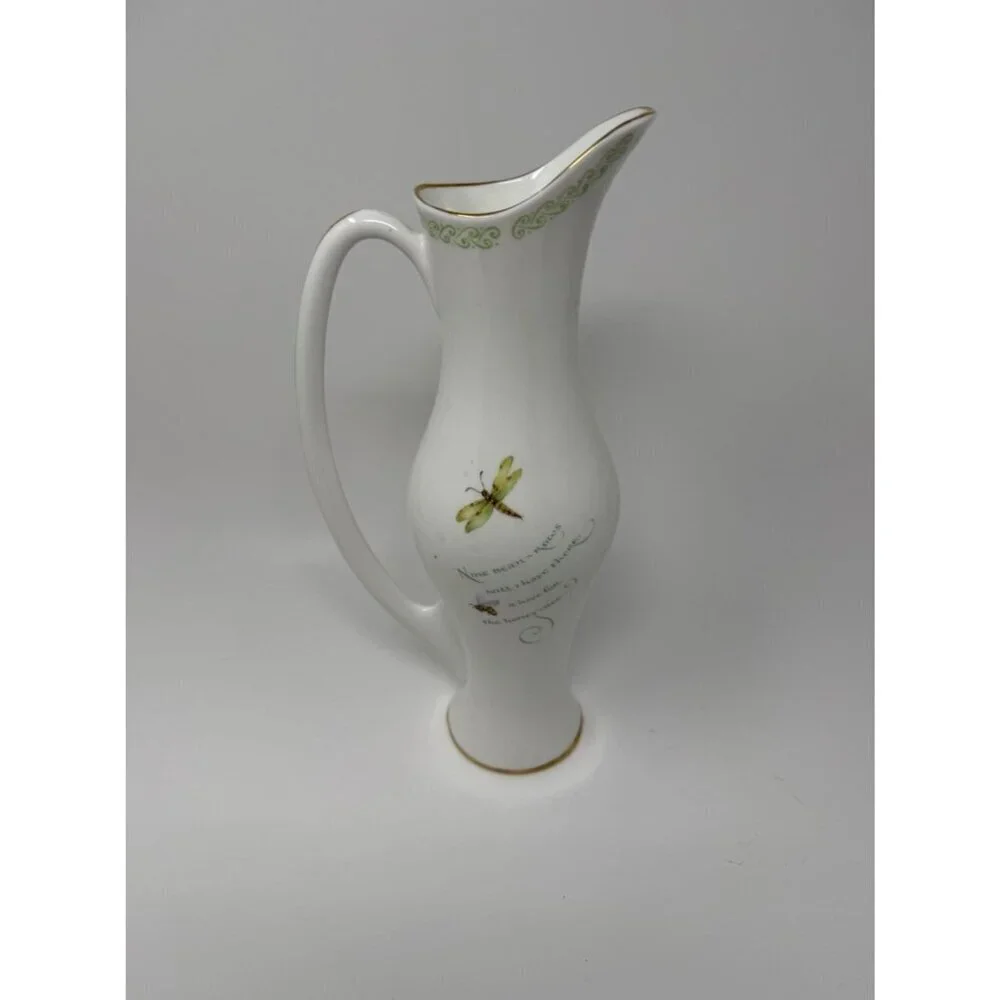 BRENDA WALTON'S Innisfree Royal Tara Vase/Pitcher Fine Bone Made in Ireland